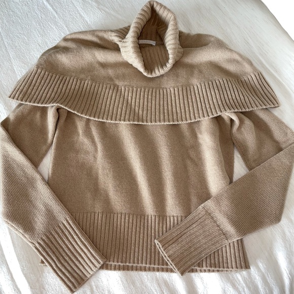 Chloe turtle neck cashmere sweater.